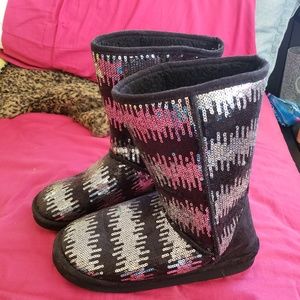Adorable Sequin Boots